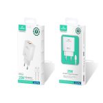 Leewello LW-CDQ20 | Charger with USB-A Port and USB-C Port and Cable USB-C 25W White - Image 4