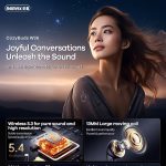 REMAX CozyBuds W26| Keyzou Series Bluetooth Wireless Earbuds White - Image 2