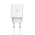 Leewello LW-152 | Charger with USB-A Port and Cable USB-C 20W White