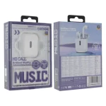 REMAX PD-BT220| Wireless Bluetooth V5.3 Earbuds Headset / HIFI Super bass / Noise Reduction / Smart Touch White - Image 8
