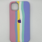 Apple iPhone Silicone Case - Rainbow Pink