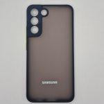 Samsung Logo Silicone Case Clear - Blue / Green