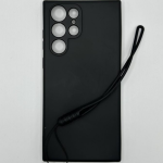 Samsung Silicone Case with Strap - Black