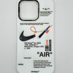 Apple iPhone 'OFF WHITE NIKE' Case - White