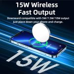 Remax RP-W58 | 5W Magnetic Type C Wireless Fast Charger - White - Image 5