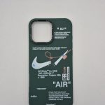 Apple iPhone 'OFF WHITE NIKE' Case - Green