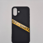 Apple iPhone 'OFF WHITE' Case - Black