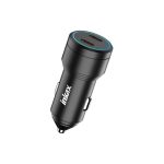 INKAX CA-10 | Fast Charging 43W USB-A and USB-C Car Charger - Black