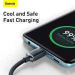 Baseus CAJY000701 | Crystal Shine Series 2m Type-C to Type-C Data Cable 100W - Black - Image 4