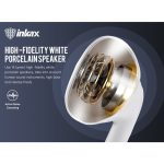 INKAX E01 | 1.2m Noise Isolation In-Ear Music Earphone - White - Image 4