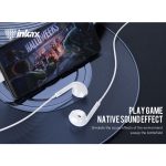 INKAX E01 | 1.2m Noise Isolation In-Ear Music Earphone - White - Image 8