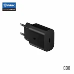 INKAX C30 | 25W Type C Charger PD Fast Charging - Black