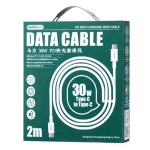 REMAX RC-C021 | 2m 30W Type C to Type C Data Cable - White