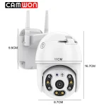 Camwon WIP-C300M | WiFi IP Camera Auto Tracking 2Mpixels 1080p Night Vision - White - Image 3