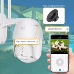 Camwon WIP-C300M | WiFi IP Camera Auto Tracking 2Mpixels 1080p Night Vision - White - Image 7
