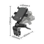 Leewello LW-172 Car Mobile Mount with Adjustable Hooks Black - Image 3