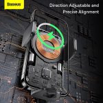 Baseus Wisdom Auto Alignment Car Air Vent Mount Wireless Charger (Qi - 15W) - Image 4