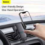 Baseus Wisdom Auto Alignment Car Air Vent Mount Wireless Charger (Qi - 15W) - Image 8