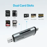 UNITEK USB C/A Card Reader 5Gbps - Image 7