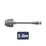 Mercury Mains Power Leads UK Plug - Figure 8 3A 2m - Image 3