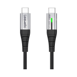LEEWELLO LW-205 | 2m Type-C to Type-C Data Cable 100W - Black