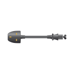 Mercury Mains Power Leads UK Plug - Clover Leaf 3A 1m
