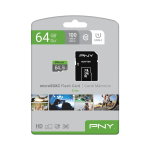 PNY 64GB Elite Class 10 U1 microSDXC Flash Memory Card - 100MB/s