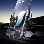 REMAX RM-C24 Precision Aluminium Alloy Car Holder - Black - Image 2