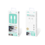 LEEWELLO LW-122 | 1m Type-C to Type-C Data Cable 25W - White - Image 2