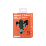 REMAX RM-C24 Precision Aluminium Alloy Car Holder - Black - Image 3