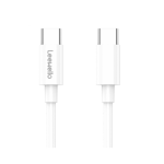 LEEWELLO LW-122 | 1m Type-C to Type-C Data Cable 25W - White