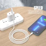 PZX S-05 | 1m USB to Lightning Fast Charging Cable 5A - Image 2