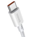 Baseus Superior Series Fast Charging Data Cable Type-C to Type-C 100W - White - Image 2