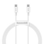 Baseus Superior Series Fast Charging Data Cable Type-C to Type-C 100W - White