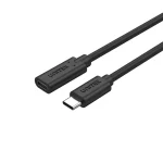 UNITEK Full-Featured USB-C Extension Cable with 4K@60Hz, 100W Power Delivery and 10Gbps Data (USB 3.2 Gen2) - Image 2