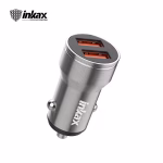 INKAX CA-02 | Micro IP Type-C Output 15W Max Two USB - Black