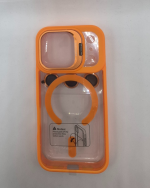 Apple iPhone Magsafe Case with Lens Protection & Stand - Orange