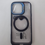 Apple iPhone Magsafe Case with Lens Protection & Stand - Blue