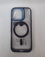 Apple iPhone Magsafe Case with Lens Protection & Stand - Blue