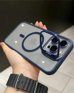 Apple iPhone Magsafe Case with Lens Protection & Stand - Blue - Image 2