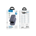 Hoco J160B | Power Bank 20000mAh PD20W Wireless Charging - Black - Image 3