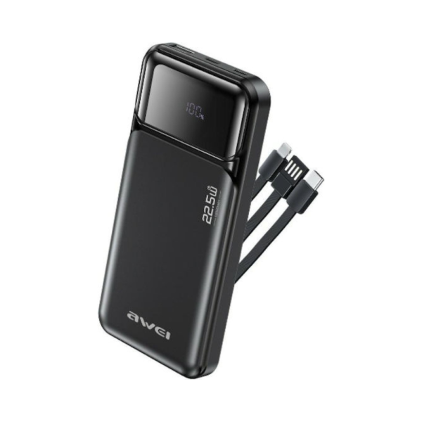 Awei PA-91 | Power Bank 10000mAh 22.5W Fast Charge - Black