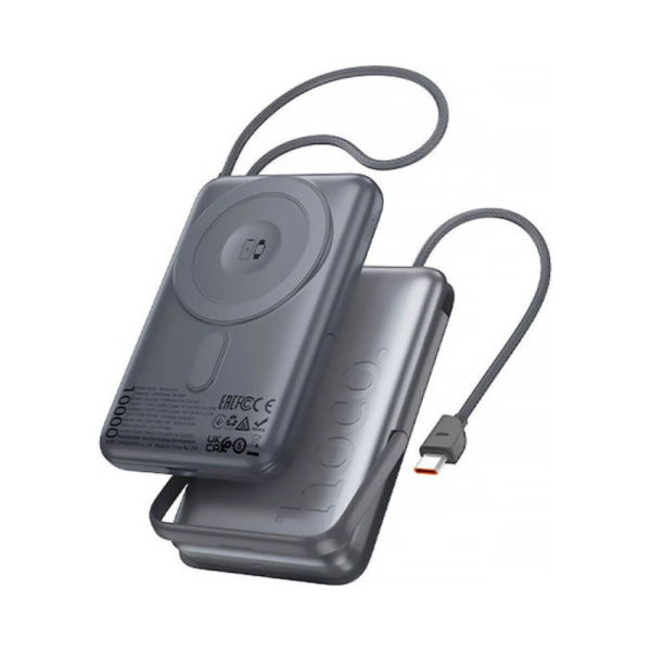 Hoco Q43 | Power Bank 10000mAh PD20W Wireless Charging - Grey